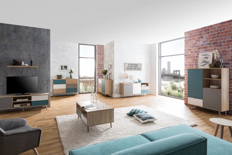 Interiores minimalistas en un estudio departamento escandinavo