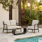 Love Seat Exterior Rein - Negro