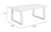 Mesa de Centro Exterior Welt - Blanco