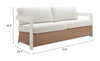 Sofa Exterior Gelo - Blanco