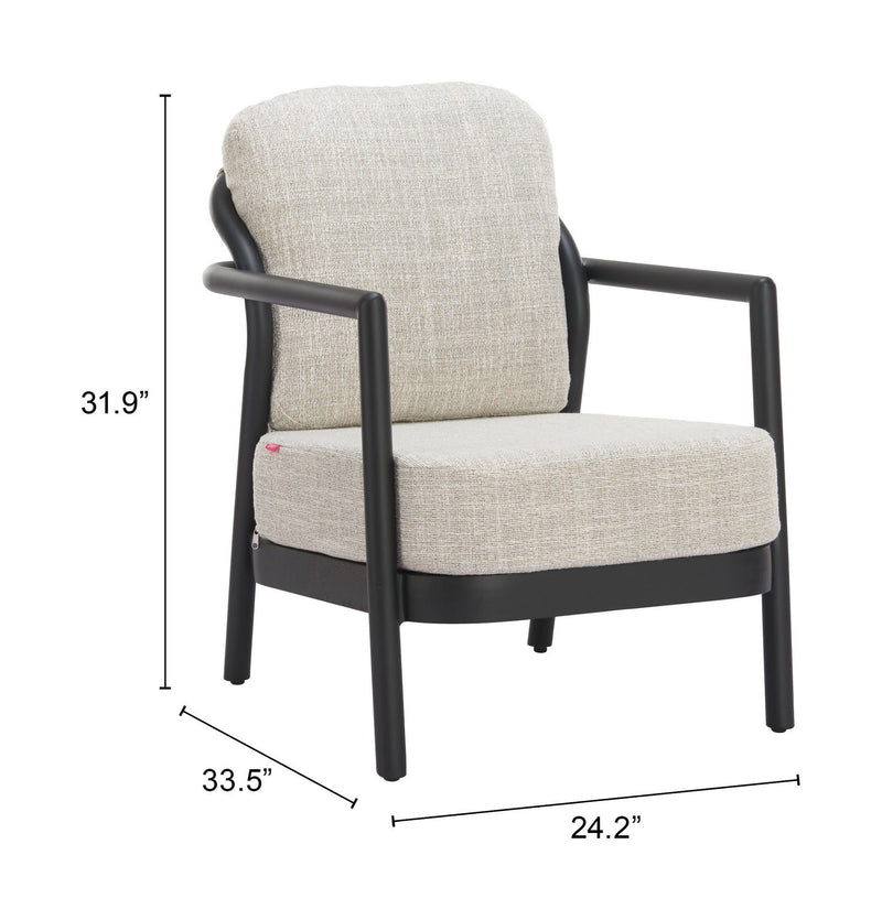 Sillon Exterior Rein - Negro
