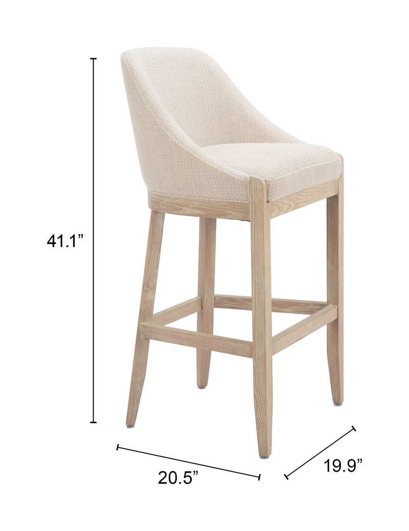 Banco de Bar Calmo - Beige