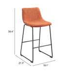 Banco de Bar Smart - Naranja