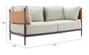 Love Seat Stirbe - Gris