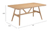 Mesa de Comedor Rovina - Natural