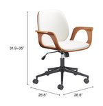 Silla de Oficina Ali - Blanco