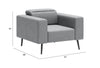 Sillon Milan - Gris