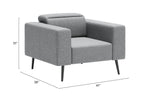 Sillon Milan - Gris