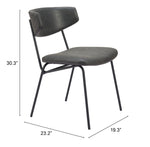 Silla de Comedor Charon - Gris