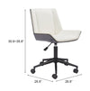 Silla de Oficina Maker - Blanco