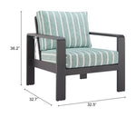 Sillon Exterior Rolig - Negro