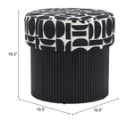 Ottoman Boto - Negro