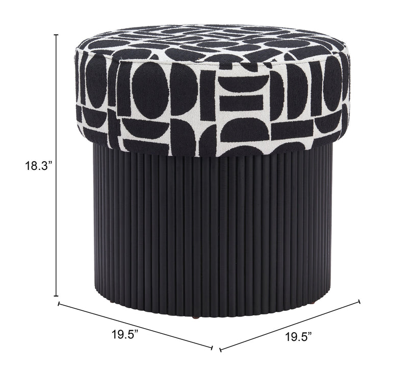 Ottoman Boto - Negro