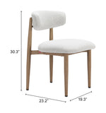 Silla Bege - Blanco