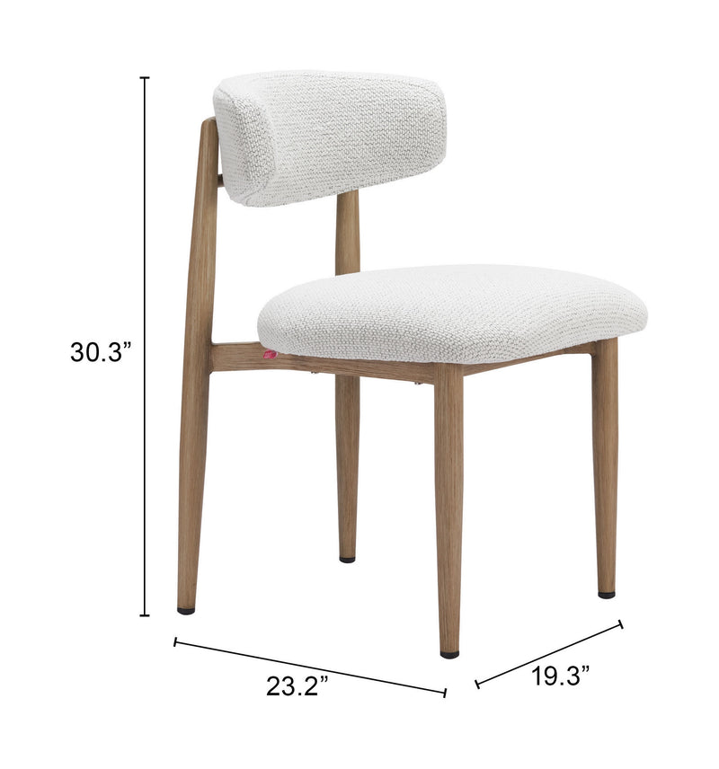 Silla Bege - Blanco