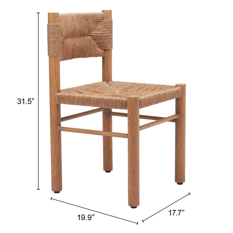 Silla de Comedor Exterior Iska - Natural
