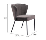 Silla de Comedor Aimee - Gris