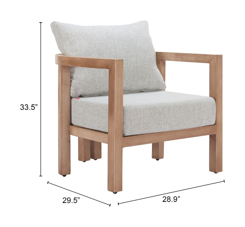 Sillon Exterior Leto - Natural