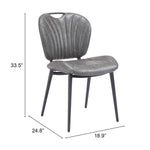 Silla de Comedor Terrence - Gris