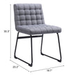 Silla de Comedor Pago - Gris