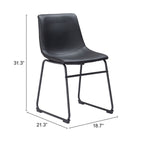 Silla de Comedor Smart - Negro