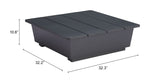 Mesa Lateral Exterior Tien - Negro