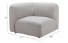 Sillon Biak - Gris