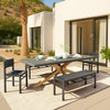 Mesa de Comedor Exterior Suen - Gris