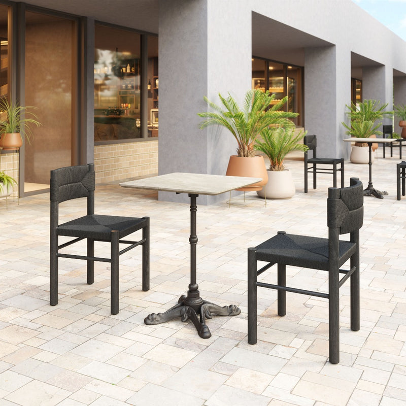 Silla de Comedor Exterior Iska - Negro