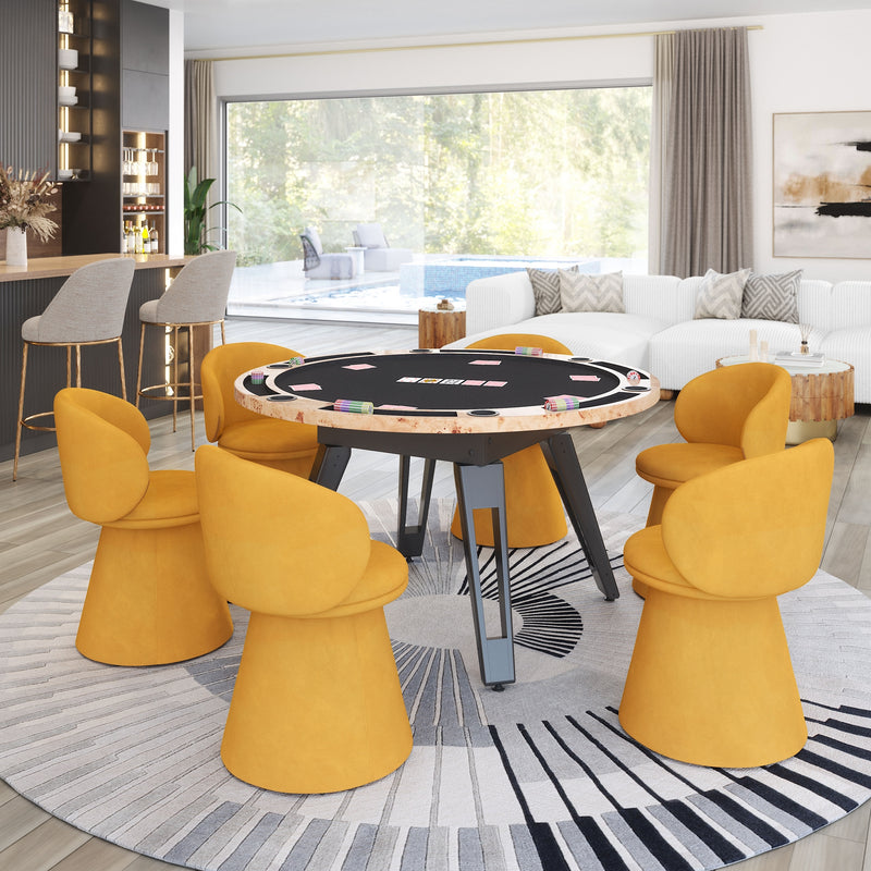 Mesa de Comedor Burl - Negro