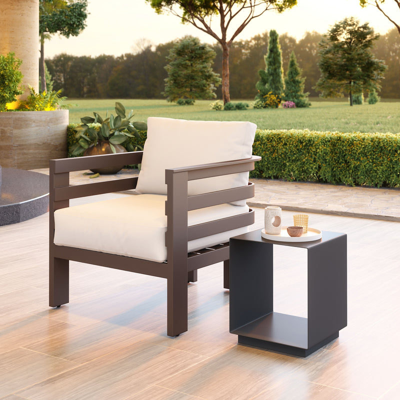Mesa Lateral Exterior Kokos - Negro