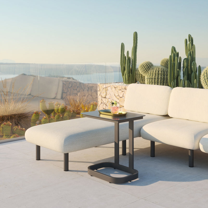 Mesa Lateral Exterior Friss - Negro