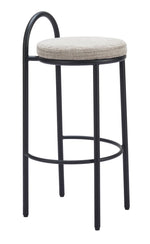 Banco de Bar Sisal - Negro