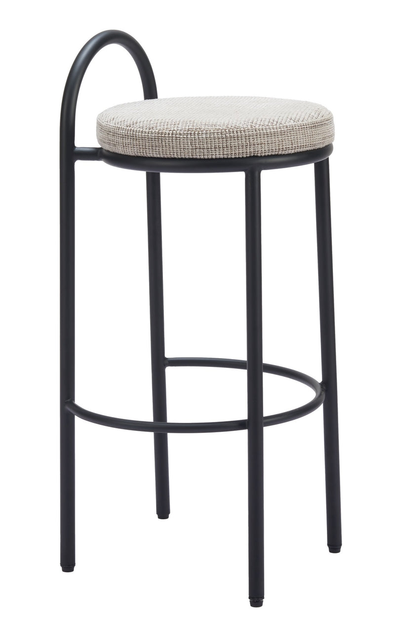 Banco de Bar Sisal - Negro
