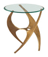 Mesa Lateral Sabel - Bronce