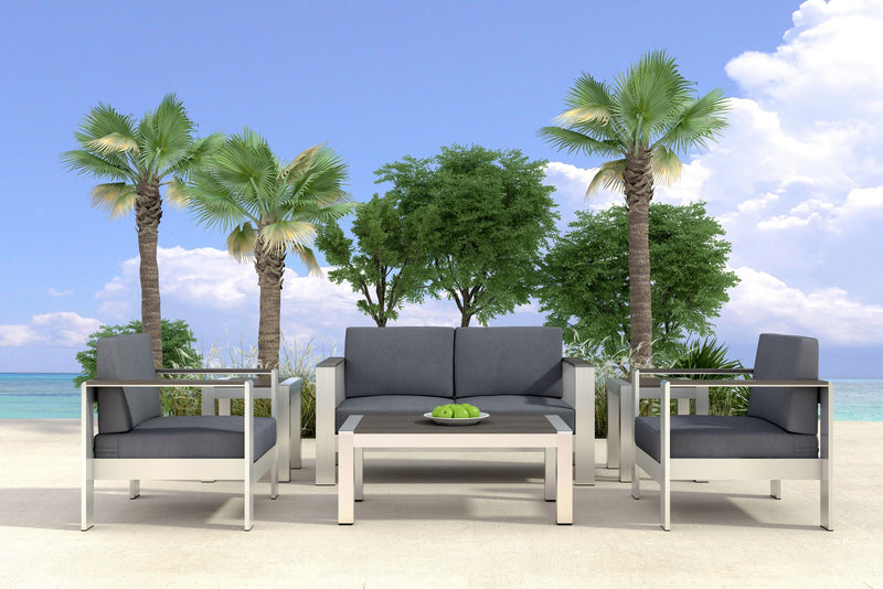 Sofa de Exterior Cosmopolitan - Plateado