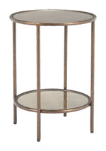 Mesa Lateral Anelli - Bronce