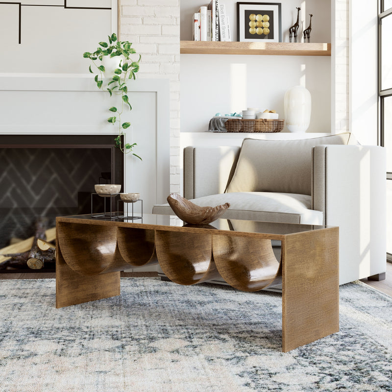 Mesa de Centro Reed - Bronce