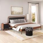 Cama King Size Netz - Nogal