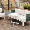 Mesa Lateral Exterior Noga - Blanco