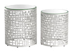 Mesa Lateral Reden - Plateado