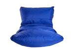 Sillon Puff Print - Azul