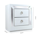 Buro Emilia - Blanco y Plata