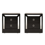 Set de 2 Buros Emilia - Chocolate