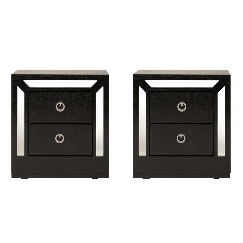 Set de 2 Buros Emilia - Chocolate