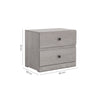 Set de 2 Buros Louis - Gris