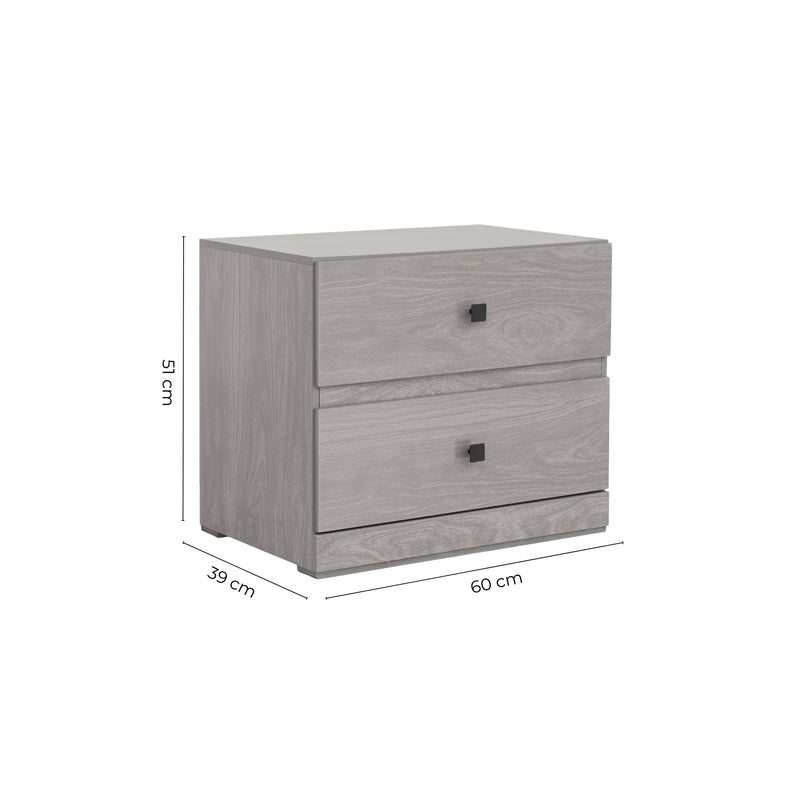 Set de 2 Buros Louis - Gris