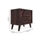 Set de 2 Buros Luxury - Nogal Oscuro