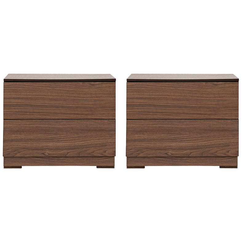 Set de 2 Buros Noe - Nogal