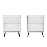 Set de 2 Buros Lorea - Blanco y Negro